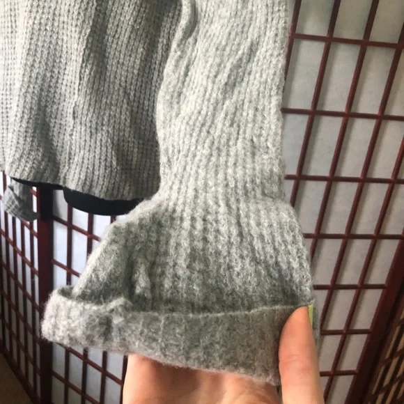 Free People Slouchy Oversized Wool Cowl Neck Sweater - Picture 8 of 9